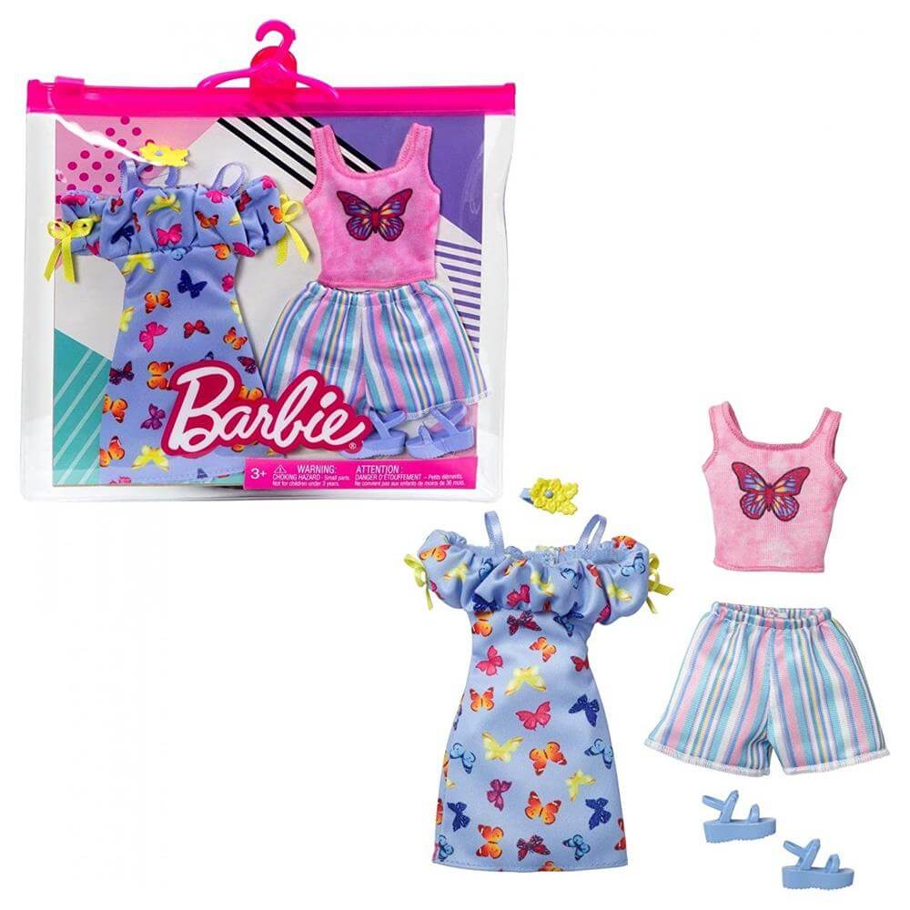 Mattel Barbie Fashion 2 - Pack Clothing Set - Assortment
